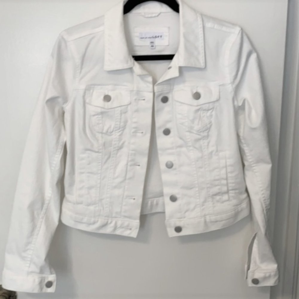 White Jean Jacket